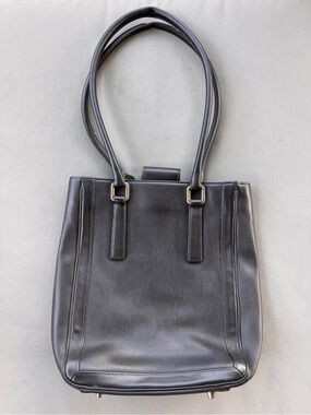 Vintage Coach 9422 Legacy Slim Tote Black Leather Shoulder Bag